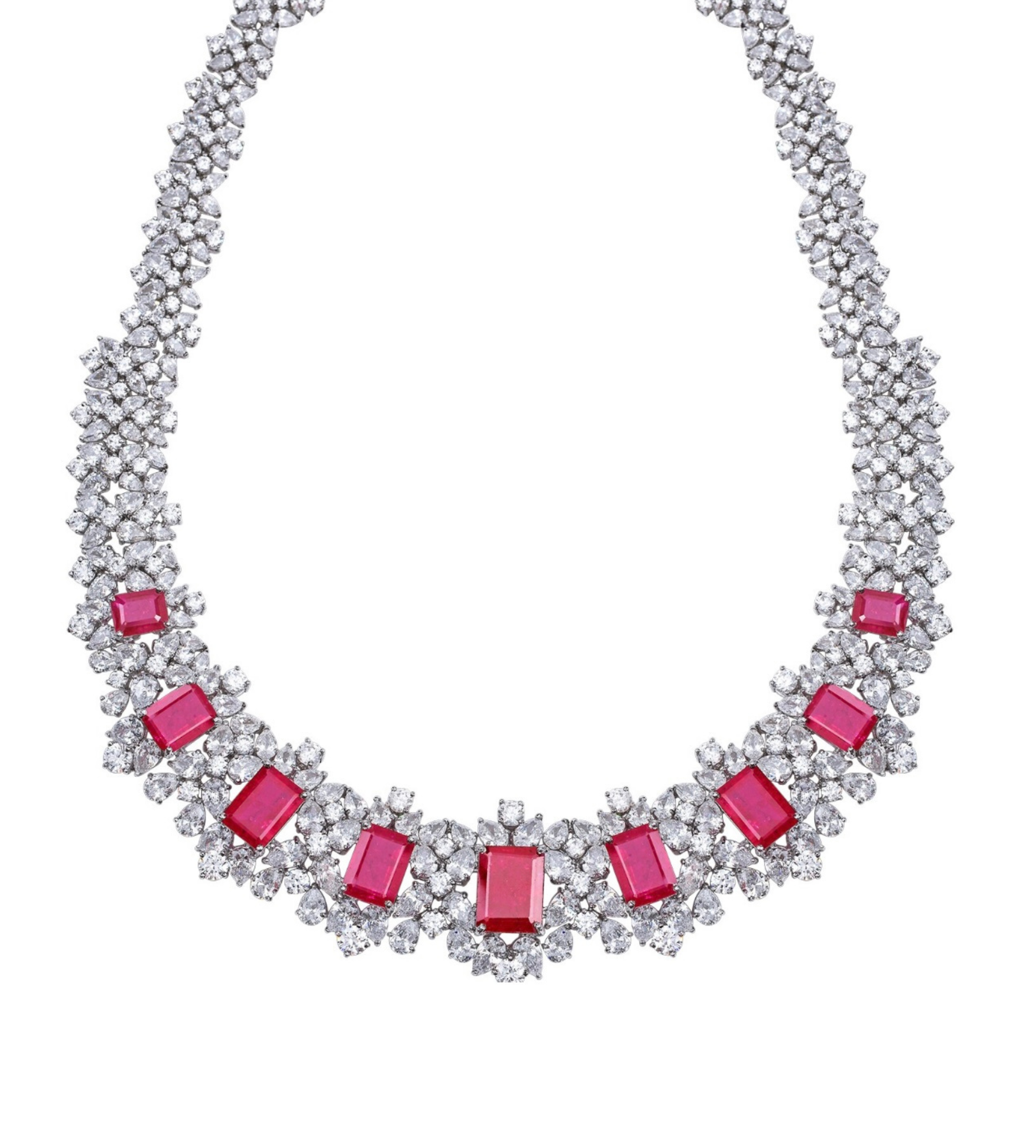 Swarovski Ruby Necklace