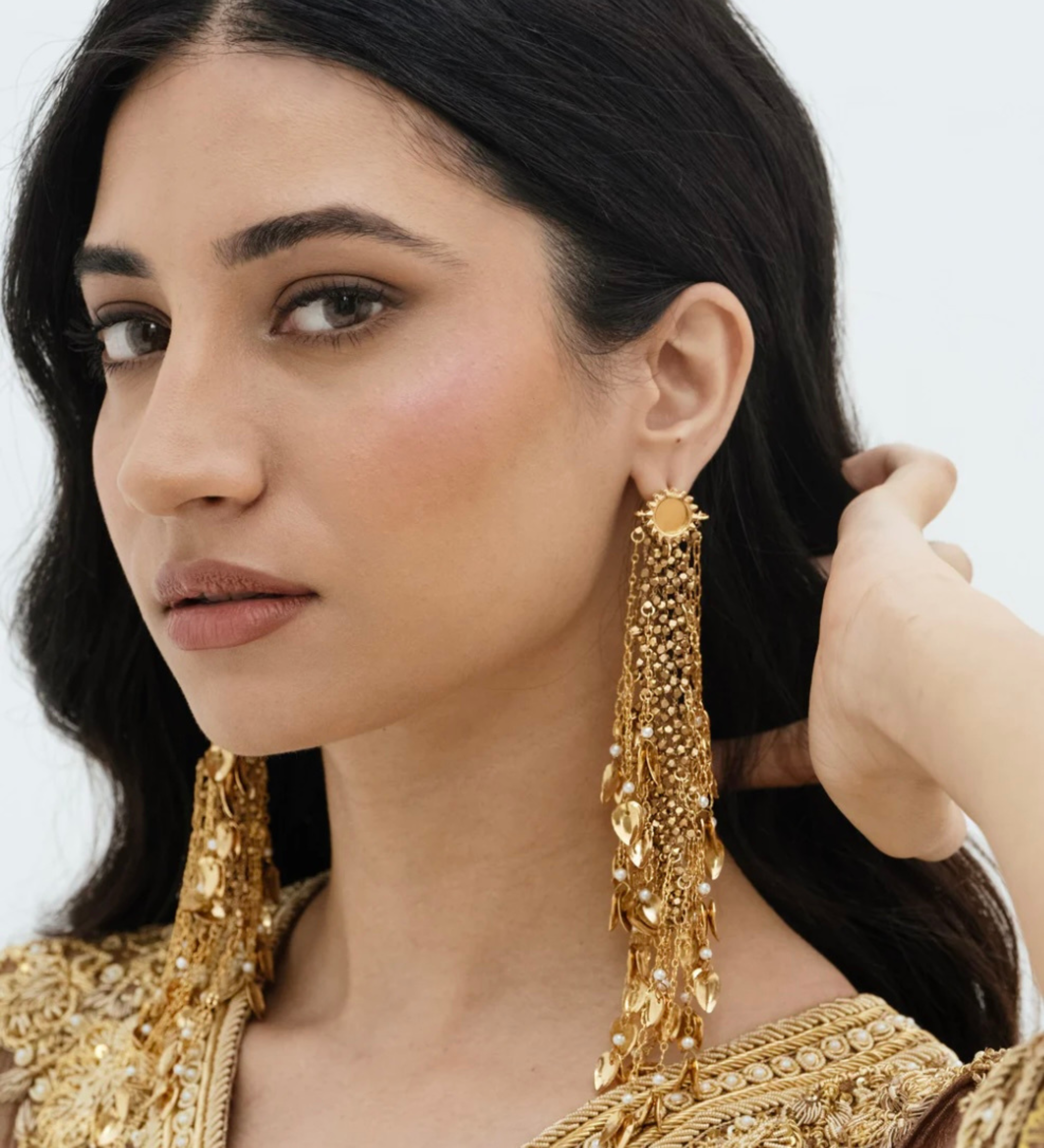 Gold Fall Earrings
