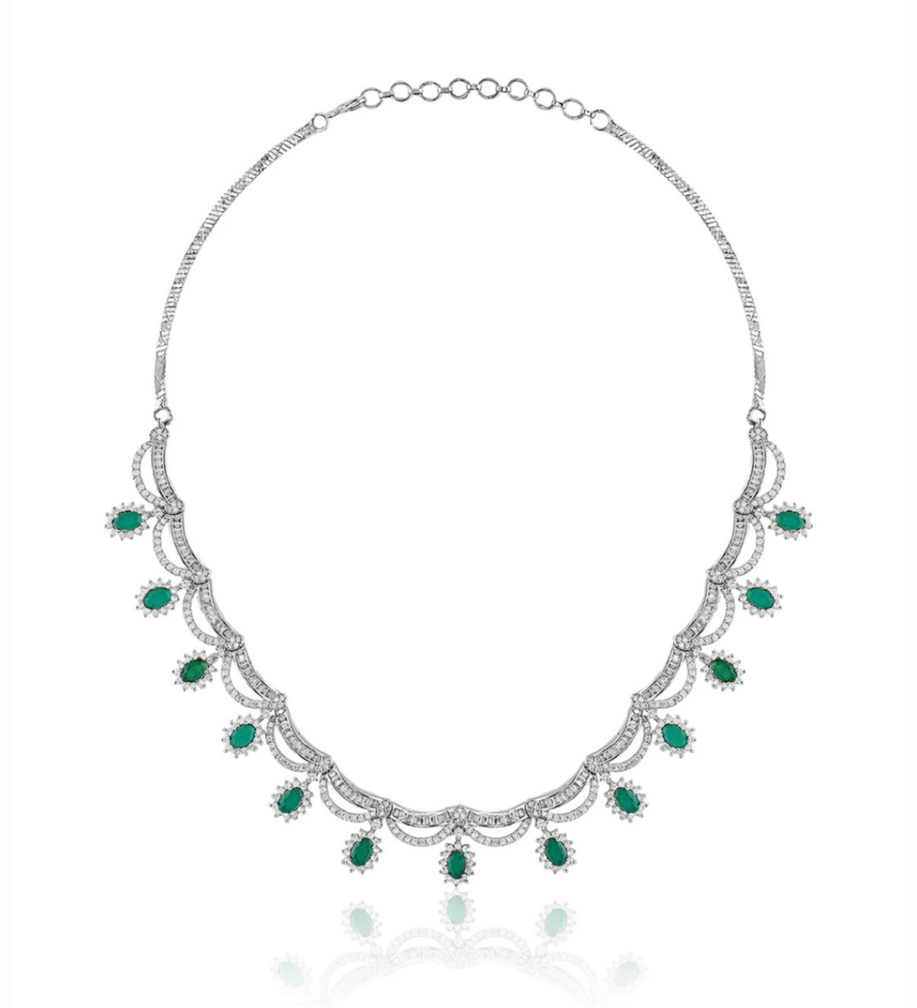 Emerald Necklace Set