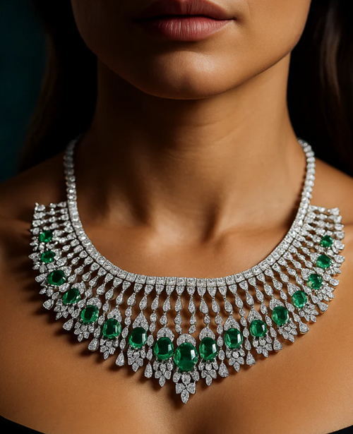 Big Emerald Necklace