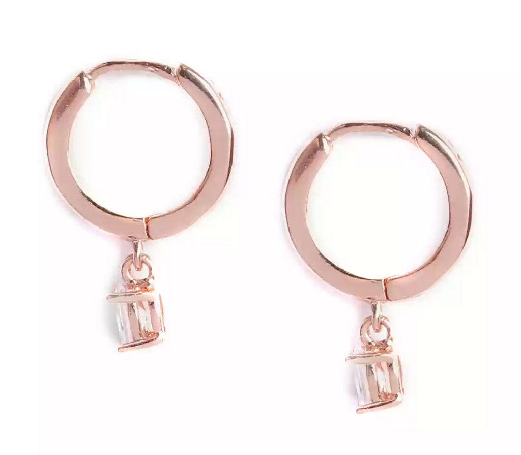 Rose Gold Hoop Earrings