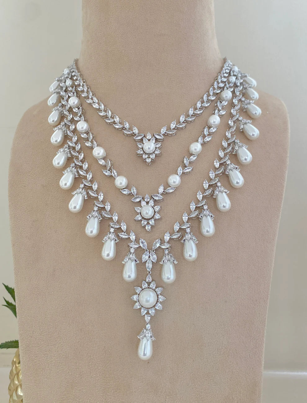 String pearl necklace