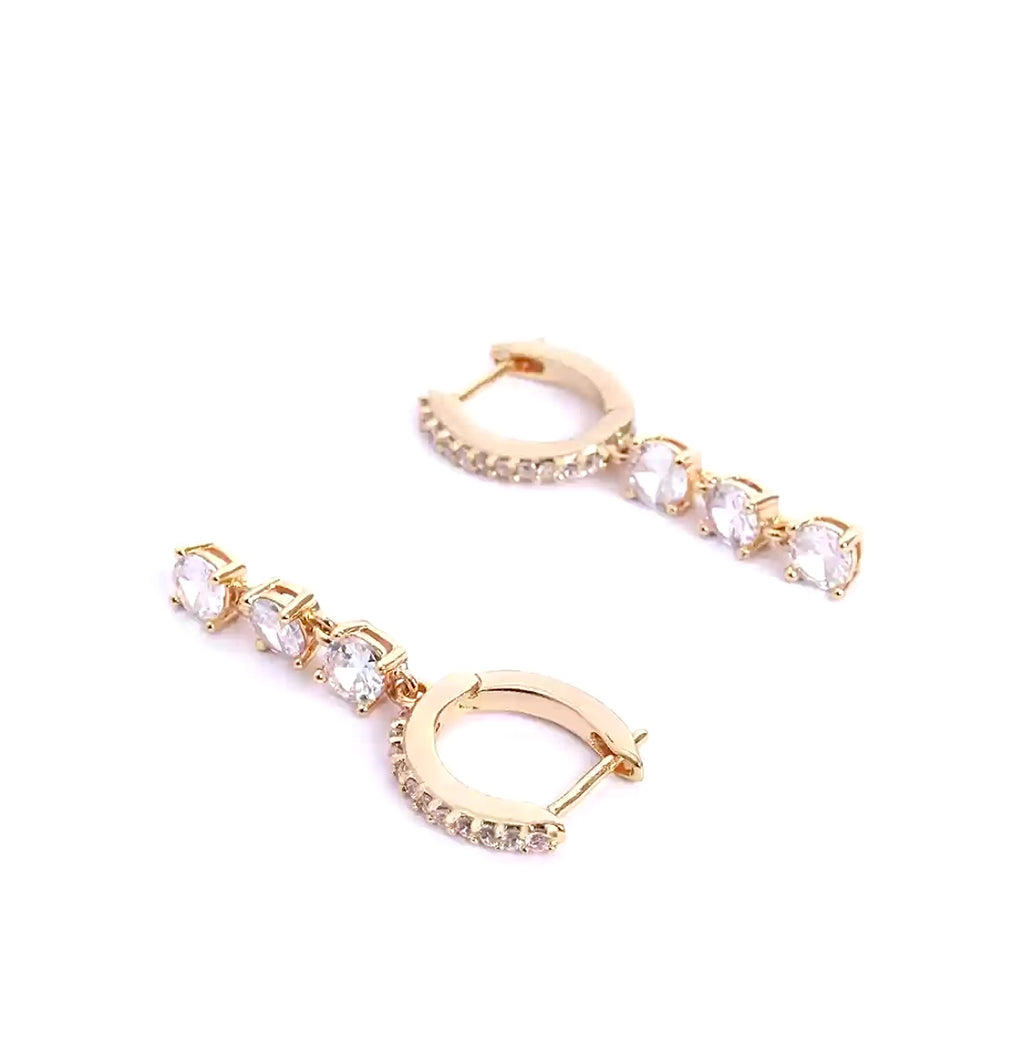 Gold Toned Earrings